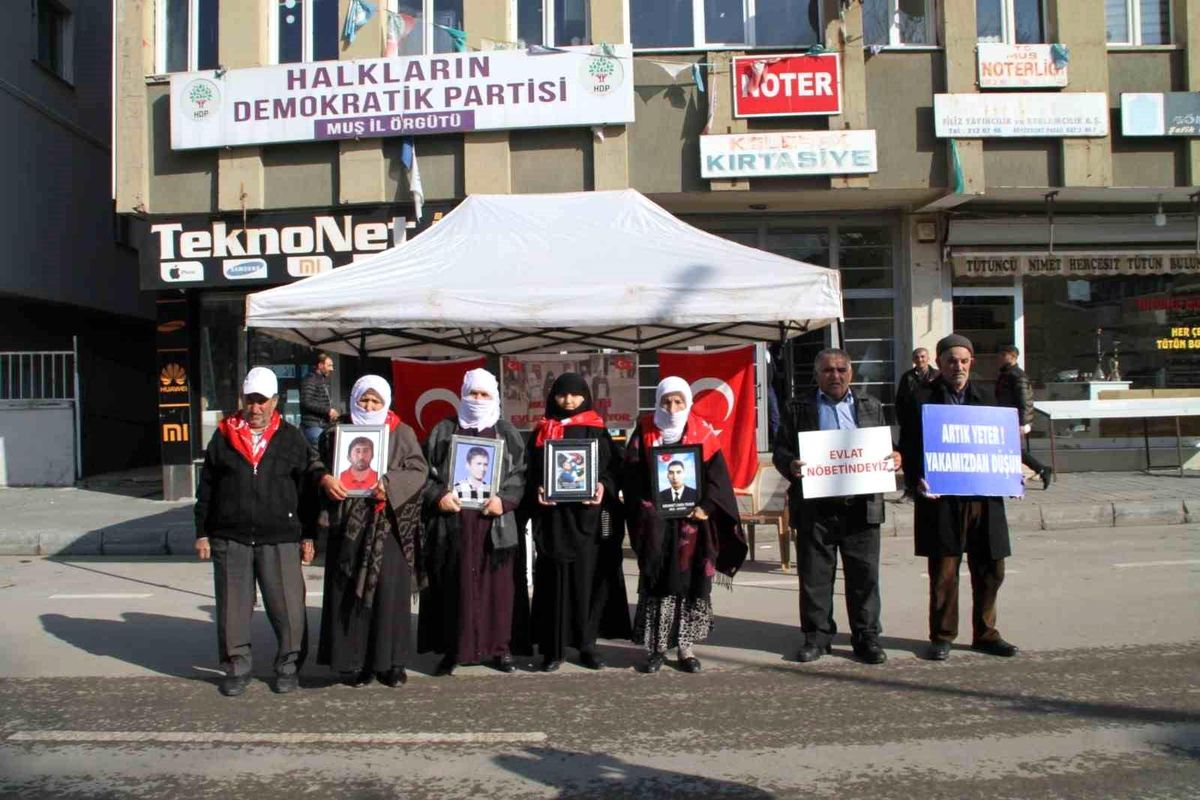 Muş\'ta aileler HDP\'yi sorumlu tutuyor