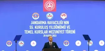 Bakan Yerlikaya, Jandarma Havacılık Başkanlığı 55. kuruluş yıl dönümü töreninde konuştu Açıklaması