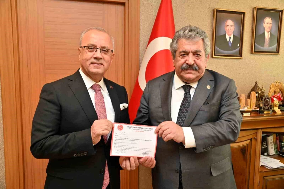 Salihli Belediye Başkanı Zeki Kayda, MHP Genel Merkezi\'ne adaylık başvurusu yaptı
