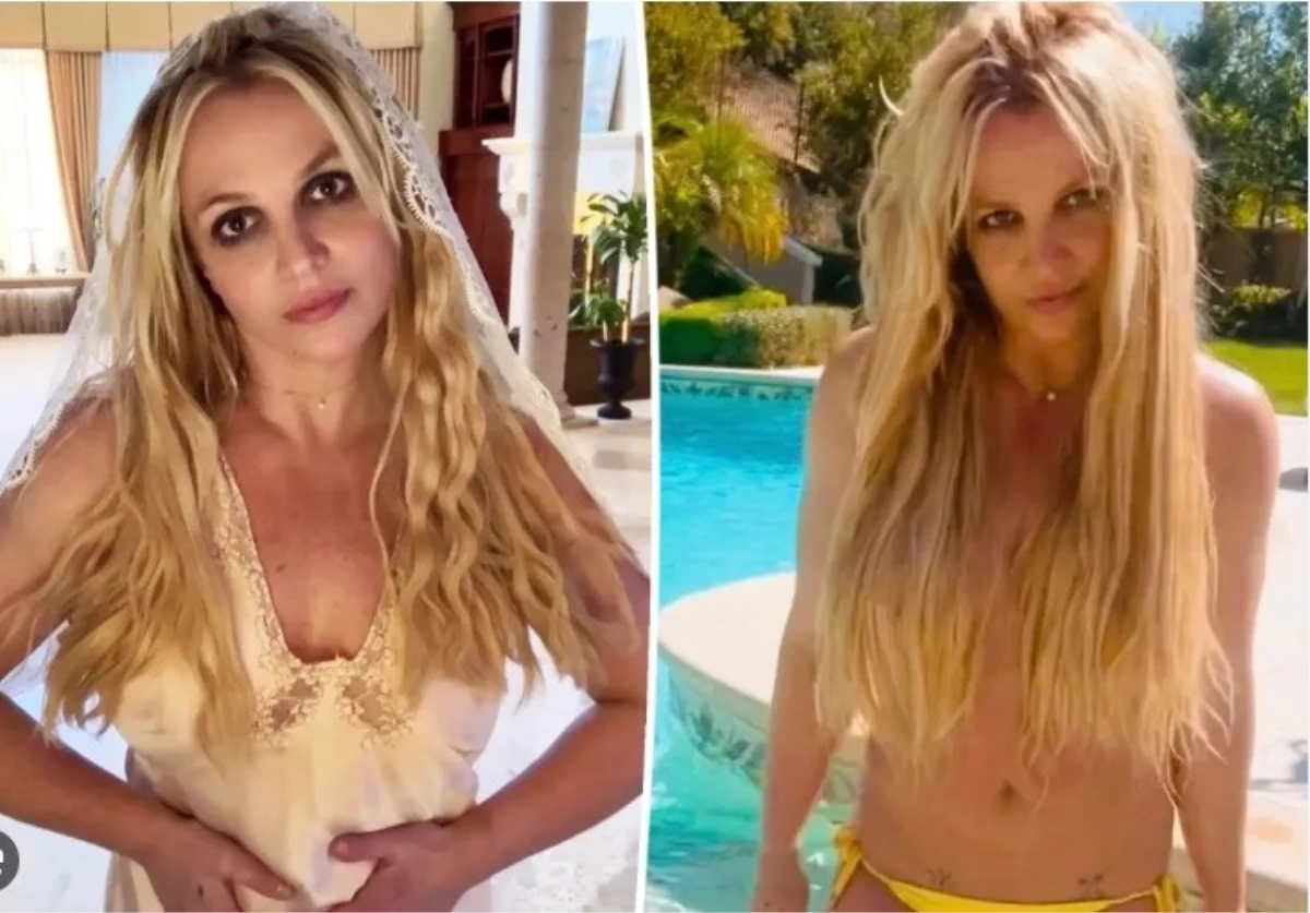 Britney Spears, yatakta çırılçıplak halde kendini kayda 