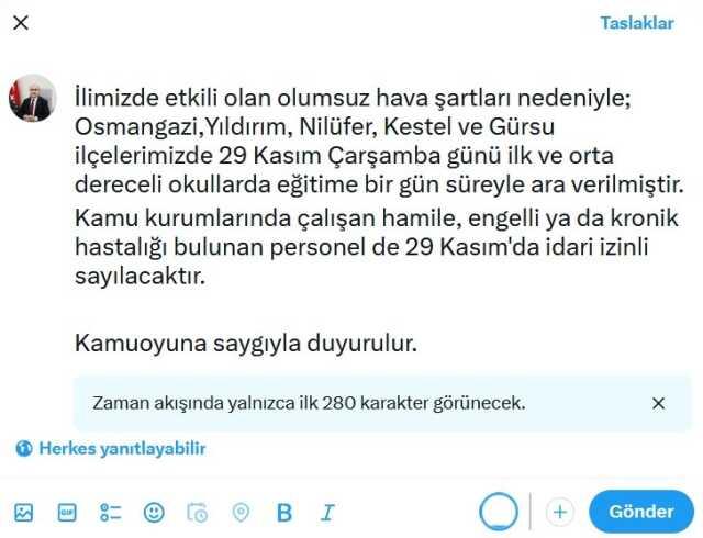 Bursa'da lodos hayatı felç etti! Elektrik direği ve ağaçlar devrildi, 5 ilçede eğitime ara verildi
