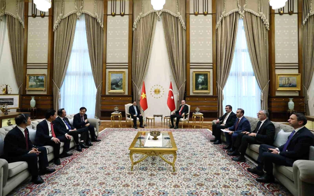 Cumhurbaşkanı Erdoğan, Vietnam Başbakanı Chinh\'i kabul etti