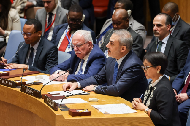 Dışişleri Bakanı Fidan, BM Güvenlik Konseyi'nde düzenlenen Gazze oturumunda konuştu Açıklaması