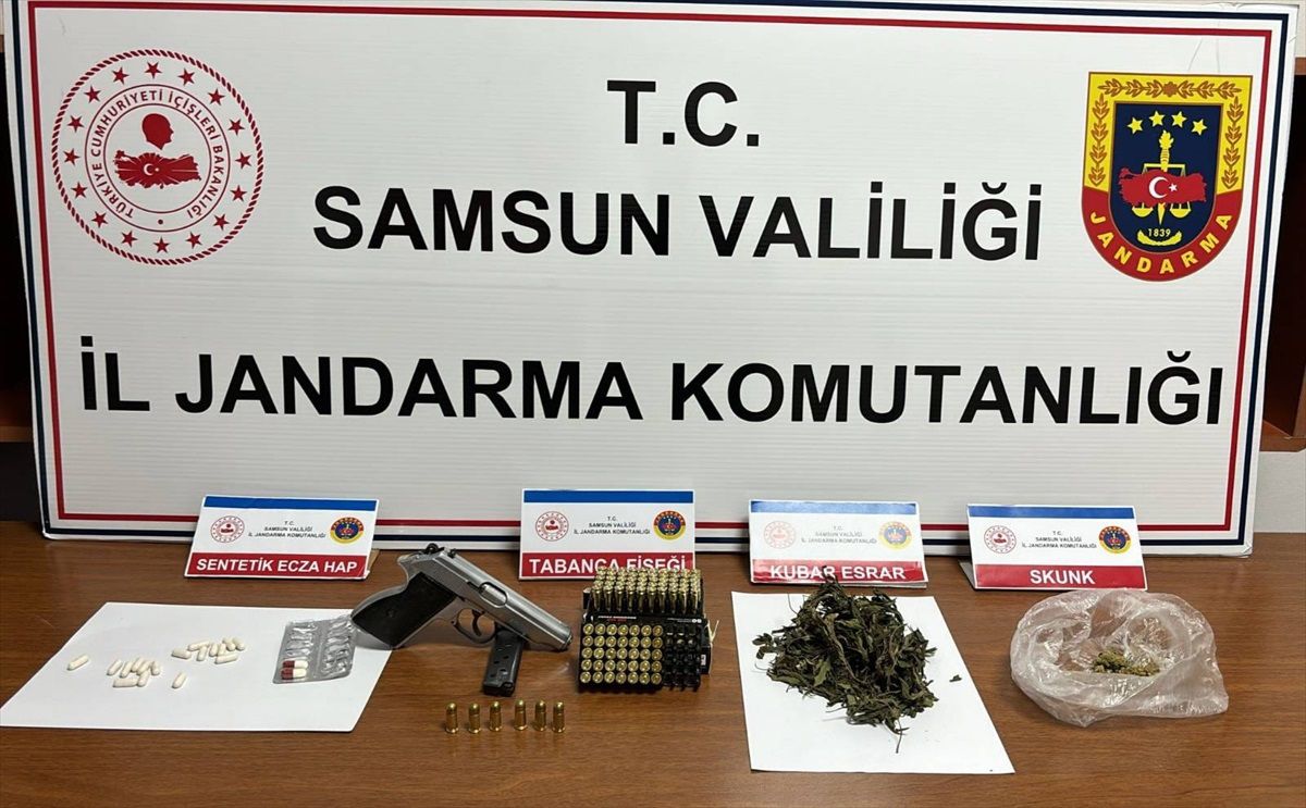 Samsun\'da uyuşturucu ticareti yapan 3 kişi yakalandı