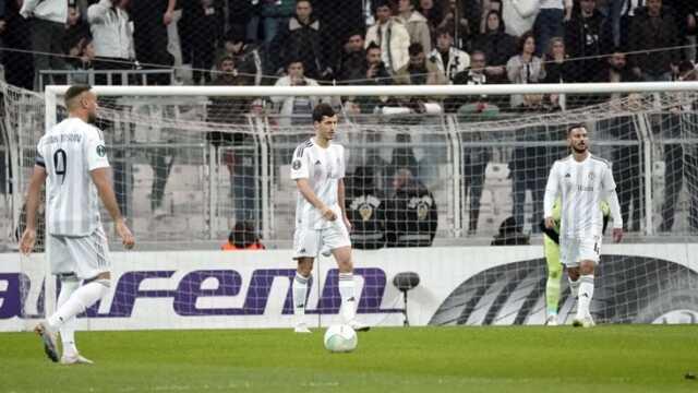 Beşiktaş, Konferans Ligi'nde Club Brugge'a 5-0 yenildi