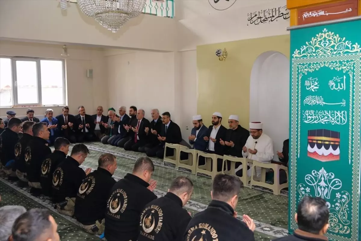 Hakkari\'de şehit Nedim Korkmaz için mevlit okutuldu