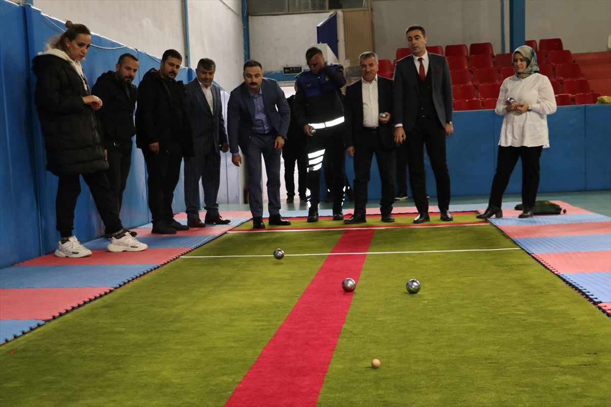 Havza\'da kurumlar arası bocce turnuvası devam ediyor