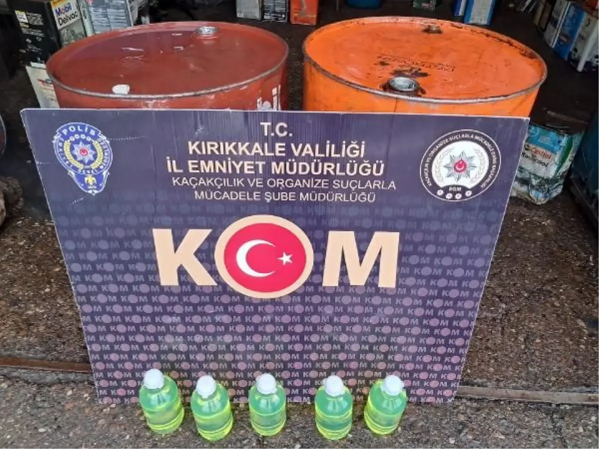 Kırıkkale'de Kaçak Akaryakıt Operasyonu