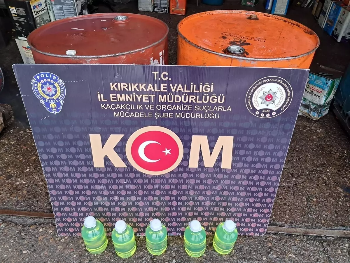 Kırıkkale\'de 350 litre kaçak akaryakıt ele geçirildi