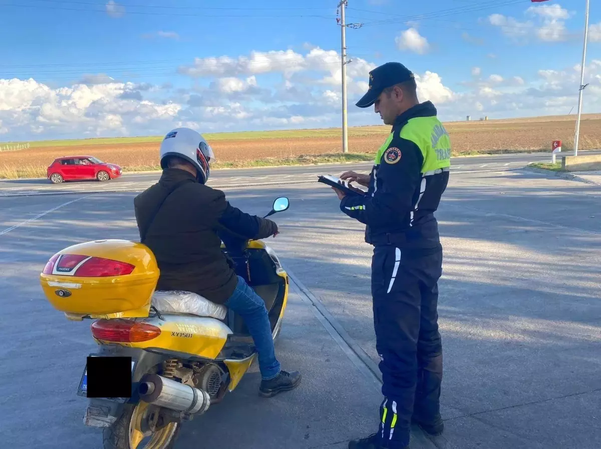 Kırklareli\'nde 16 Motosiklet Trafikten Men Edildi