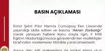 Lisede 'zorbalığa' suç duyurusu (2)