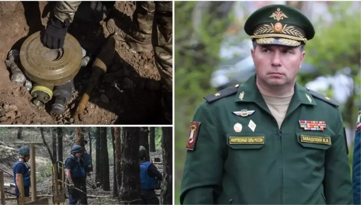 Rus general Vladimir Zavadsky, kendi askerinin döşediği mayına basarak yaşamını yitirdi