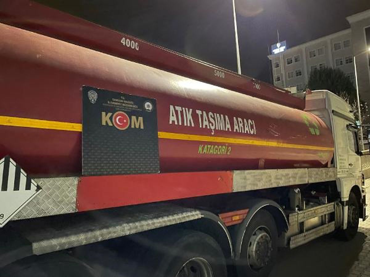Tekkeköy\'de 23 Bin Litre Sahte Akaryakıt Ele Geçirildi