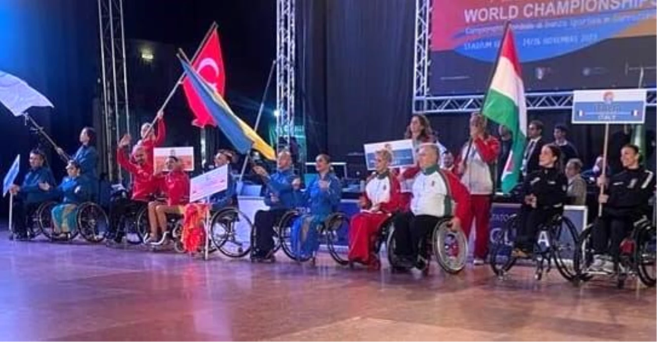 Tekerlekli Sandalye Para Dans\'ta Barış Bayraktar 2 gümüş madalya kazandı