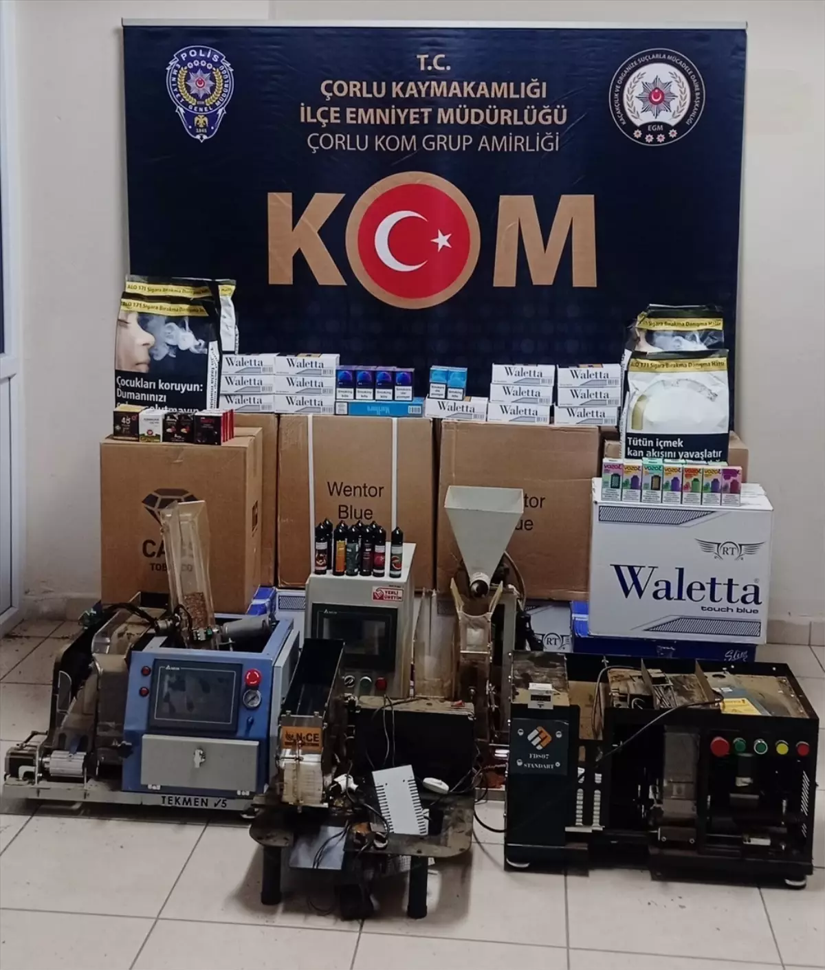 Çorlu\'da Ruhsatsız Tabanca Ele Geçirildi