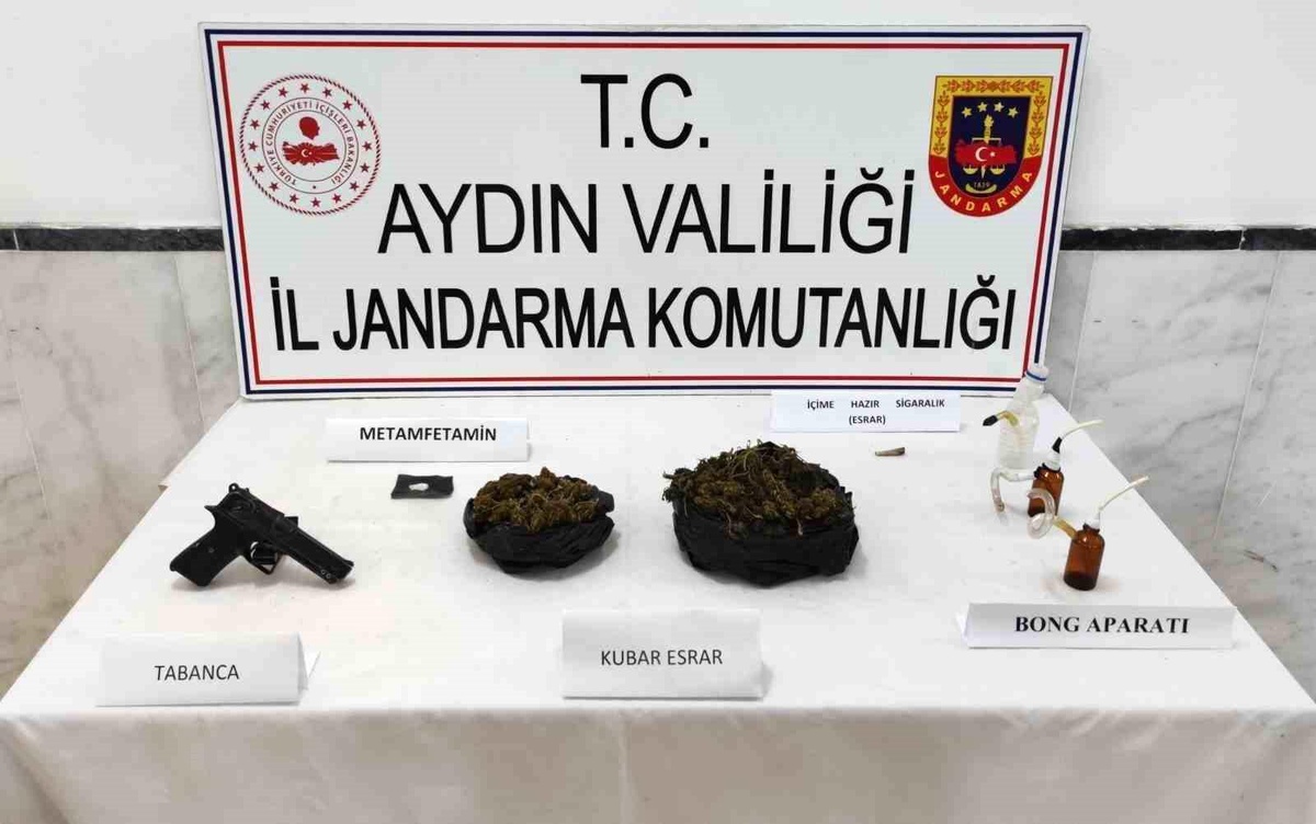 Aydın\'da uyuşturucu operasyonunda hapis cezası bulunan şahıs yakalandı