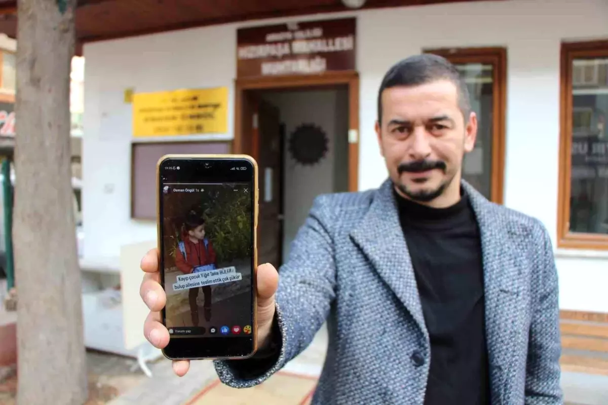 Amasya\'da Kaybolan İlkokul Öğrencisi Muhtar Sayesinde Bulundu