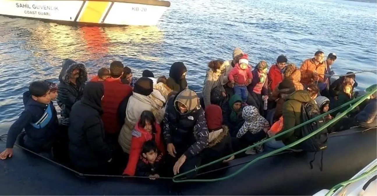 Çanakkale\'de 110 kaçak göçmen yakalandı, 29 kişi kurtarıldı