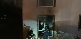 Düzce'de bir binada çıkan yangın söndürüldü