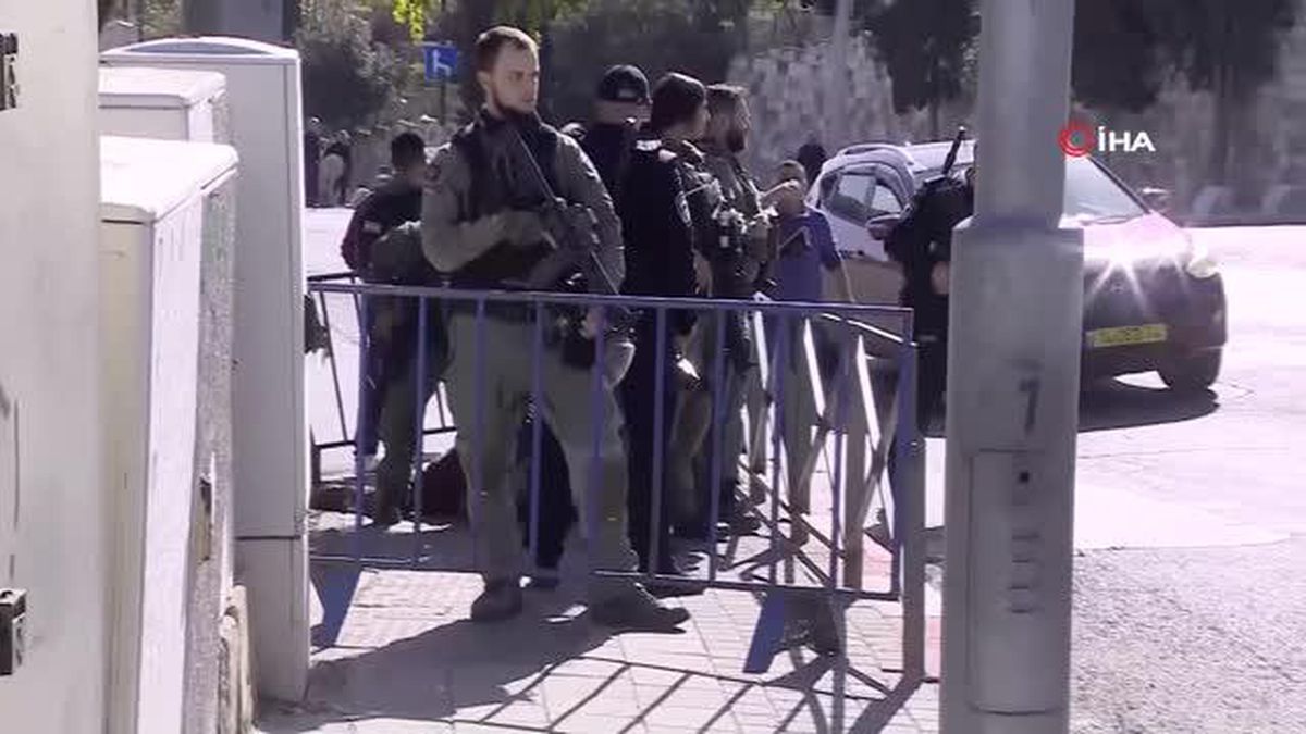 İsrail Güçleri Mescid-i Aksa\'da Müslümanlara Müdahale Etti