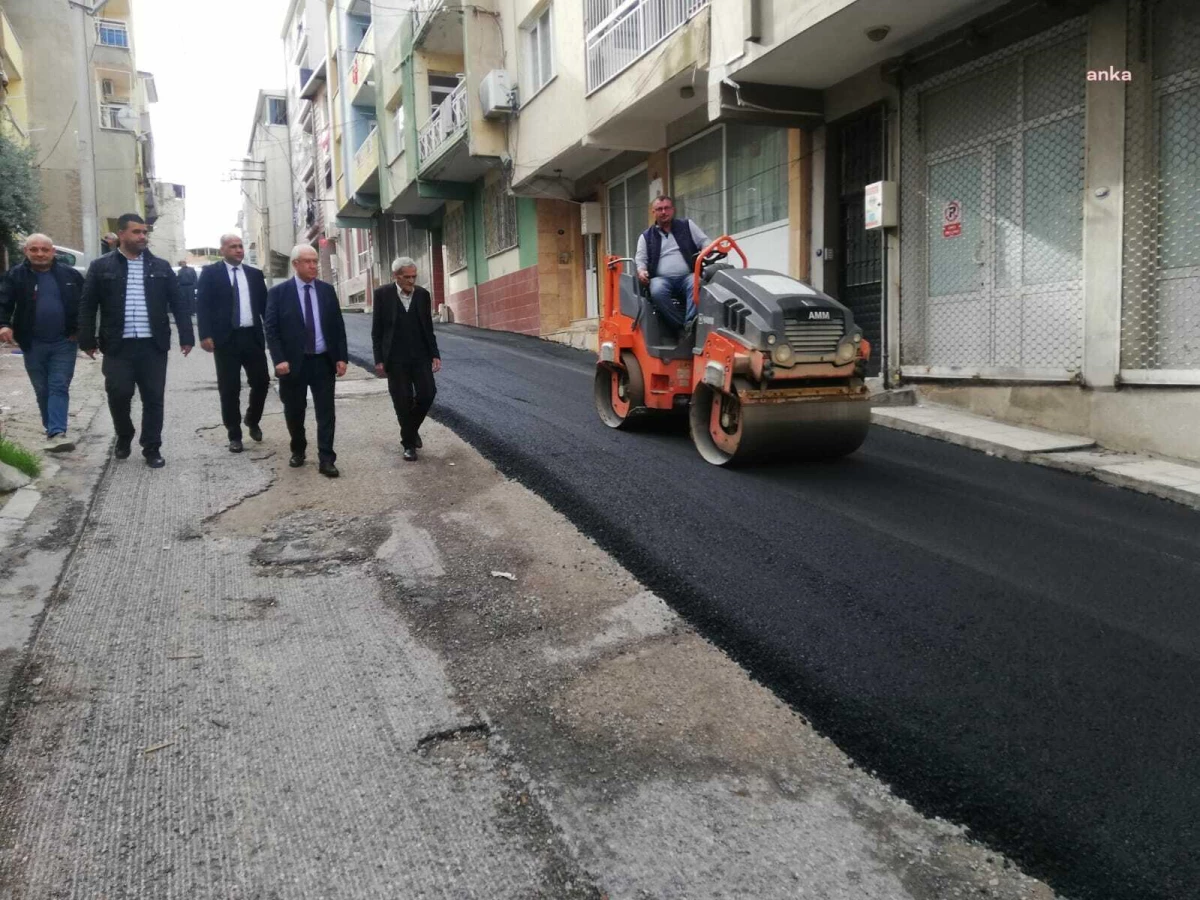 Karabağlar Belediyesi Fen İşleri Müdürlüğü asfalt serim çalışmalarına yeniden başladı
