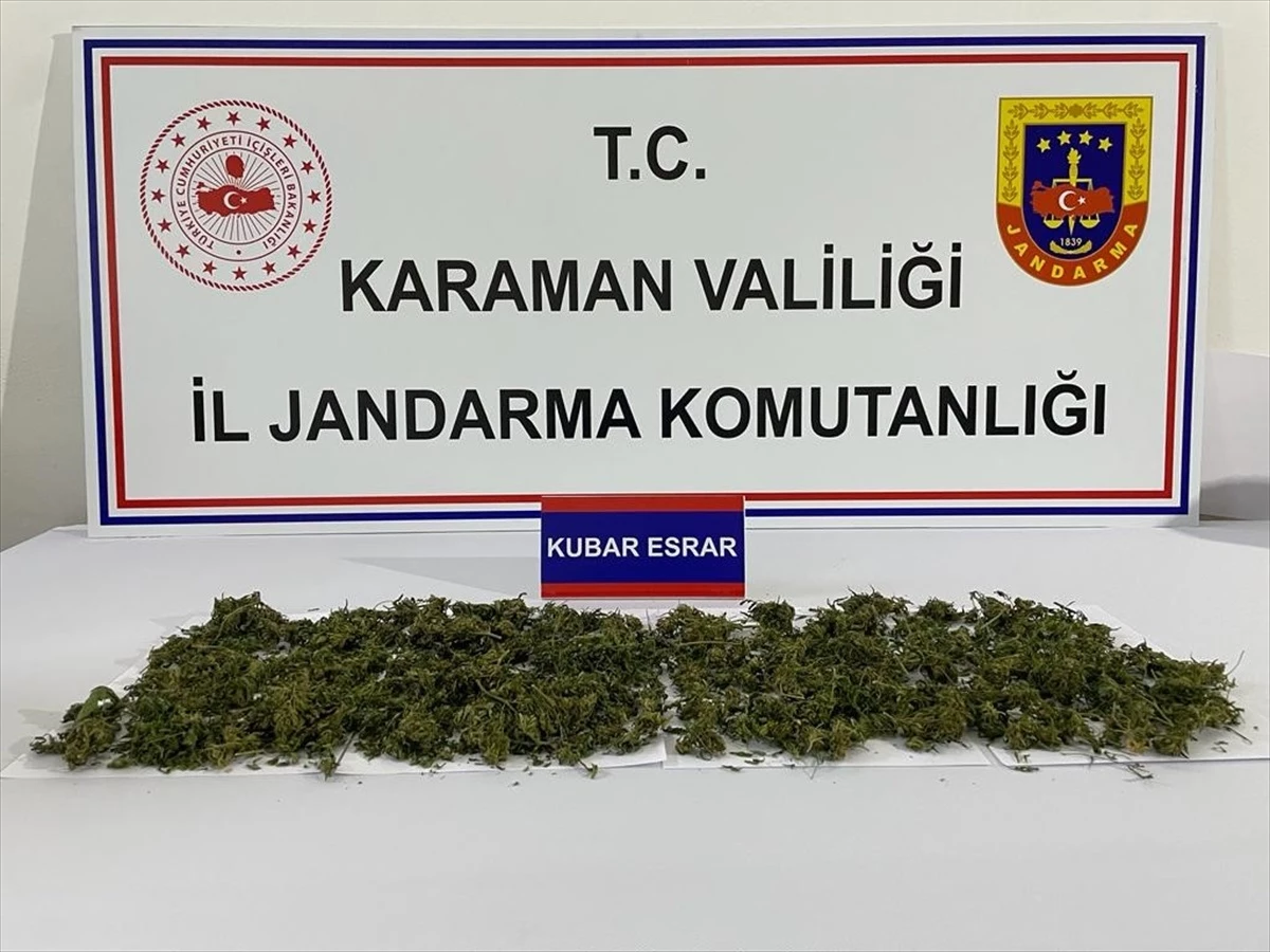 Karaman\'da Uyuşturucu Operasyonu: Şüpheli Gözaltına Alındı