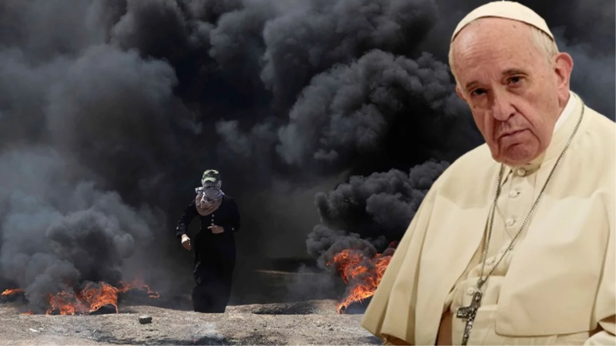 Papa\'yı bile çılgına çevirdiler! İsrail saldırıları için "terör" ifadesini kullandı