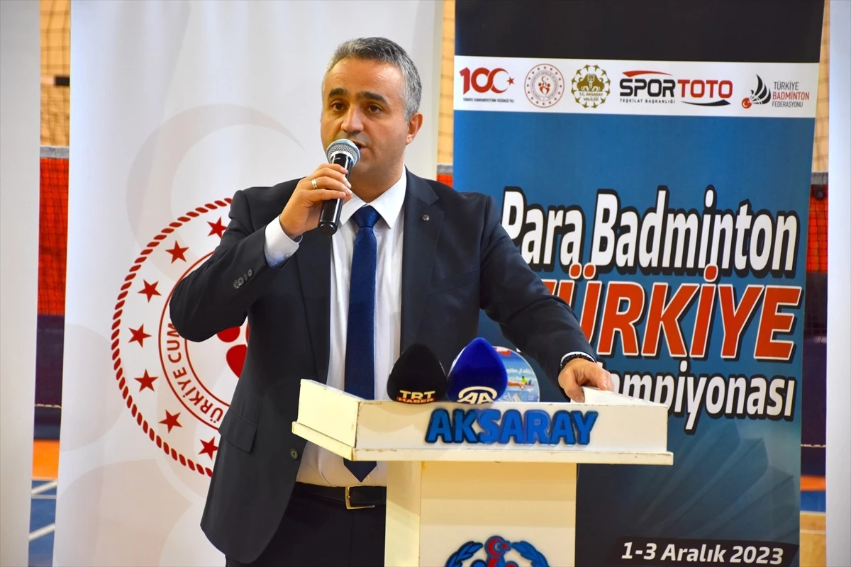 Para Badminton Türkiye Şampiyonası Aksaray\'da başladı