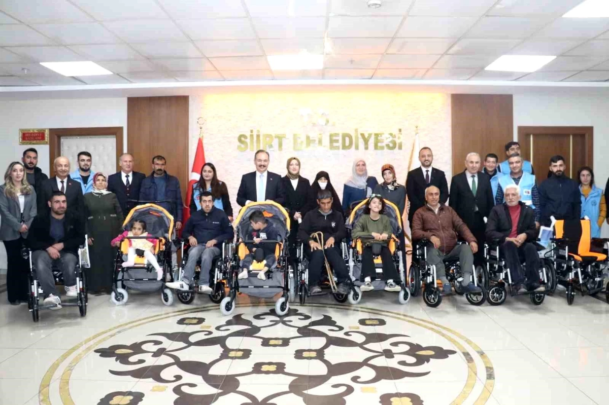Siirt Belediyesi Bedensel Engellilere Akülü Araç Desteği Sağladı