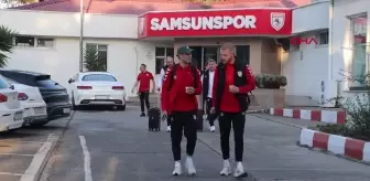 Samsunspor Adana Demirspor maçı için Adana'ya hareket etti
