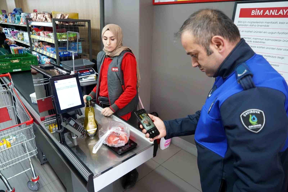 Çayırova\'da Marketlerde Fiyat ve Tartı Denetimi