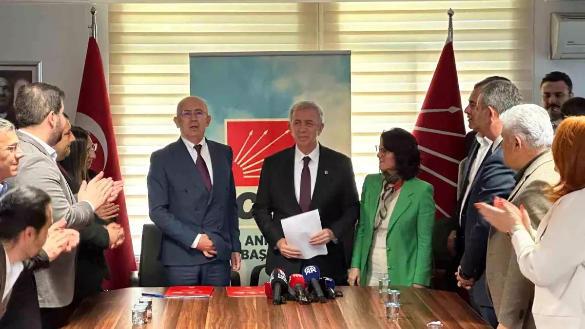 Mansur Yavaş, yerel seçimler için adaylık başvurusunda bulundu