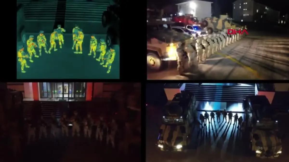 Bitlis merkezli 9 ilde \'Kahramanlar\' operasyonlarında 88 şüpheli yakalandı