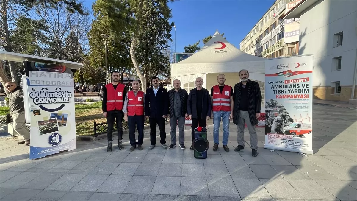 Çorum Filistin Platformu Gazze\'ye Yardım Kampanyası Başlattı