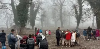 Gölyaka'da öğrenciler 100 fidanı toprakla buluşturdu
