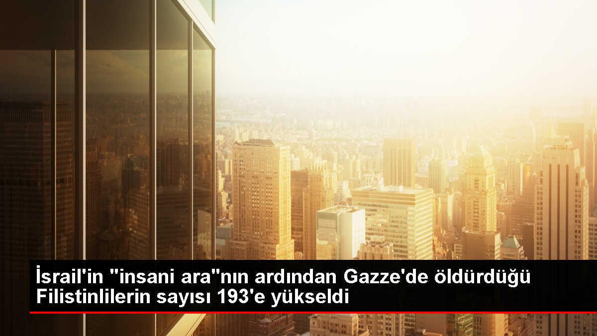 İsrail'in Gazze'ye düzenlediği saldırılarda 193 kişi öldü