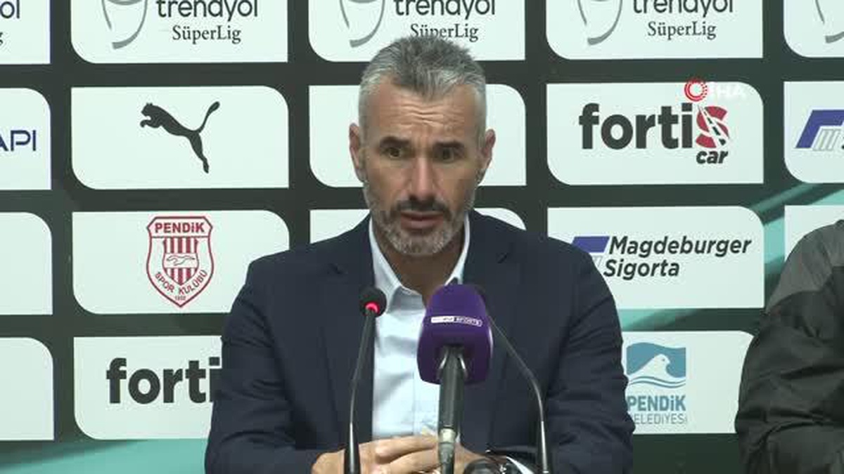 Pendikspor Teknik Direktörü Ivo Vieira: İlk yarıda daha organizeydik