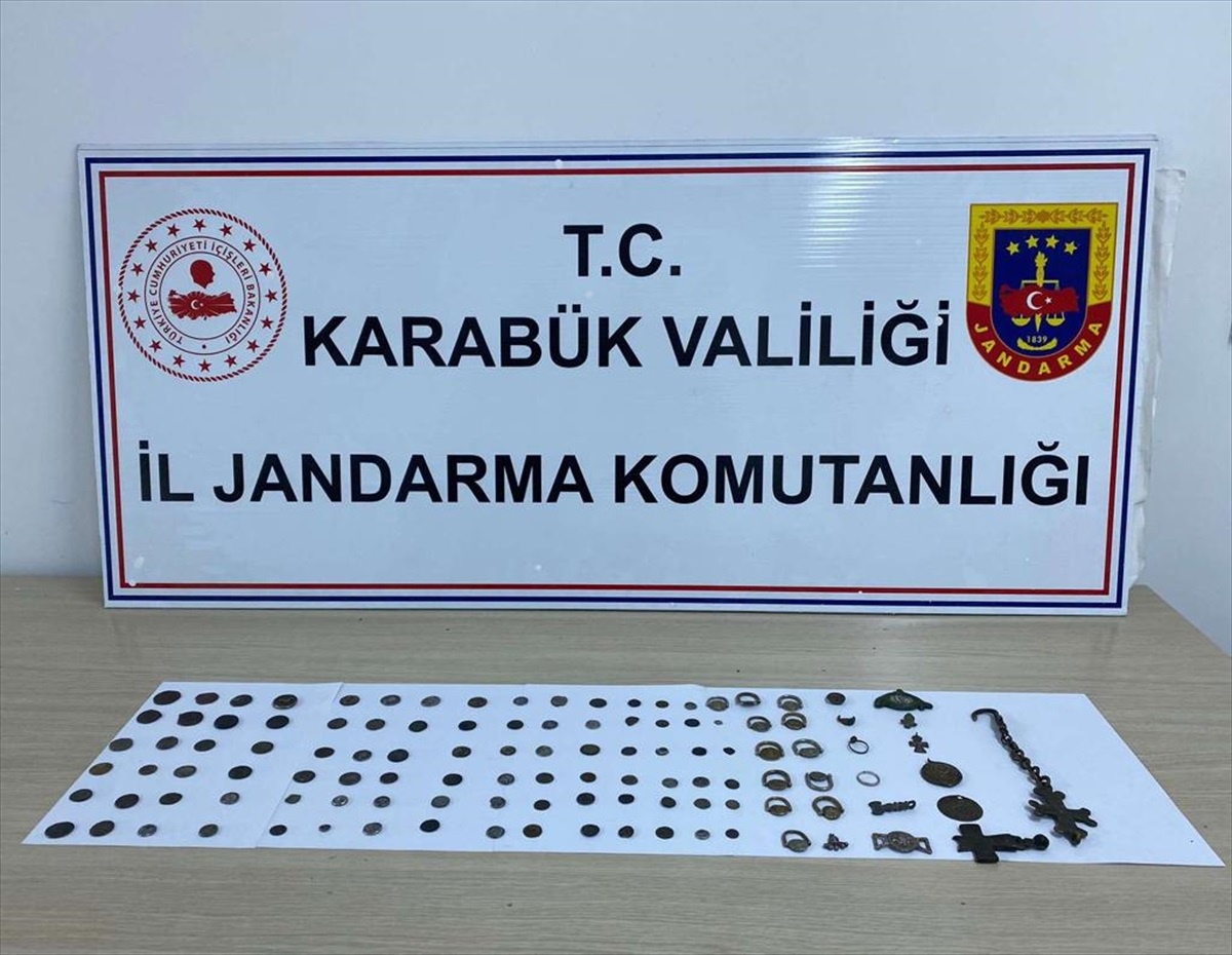 Karabük\'te tarihi eser operasyonunda 9 kişi gözaltına alındı
