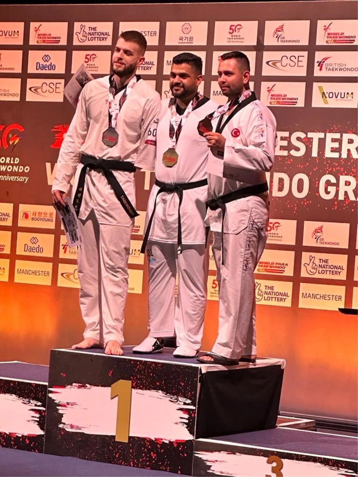 Milli Sporcular Manchester 2023 Para Taekwondo Grand Prix Finalinde 3 Madalya Kazandı