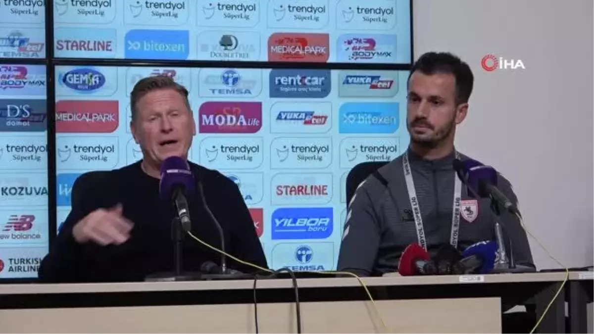 Samsunspor Teknik Direktörü Markus Gisdol: \'Kazandığımız için çok mutluyuz\'