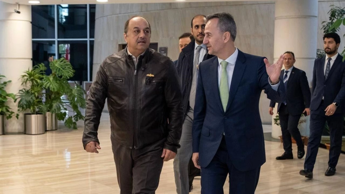 Savunma Sanayii Başkanı Haluk Görgün, Katar Savunma Bakanı ile görüştü