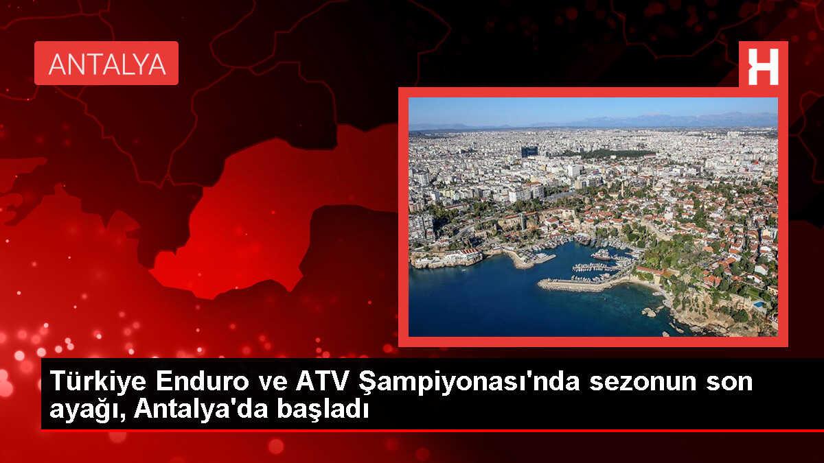 Türkiye Enduro ve ATV Şampiyonası Kemer'de başladı