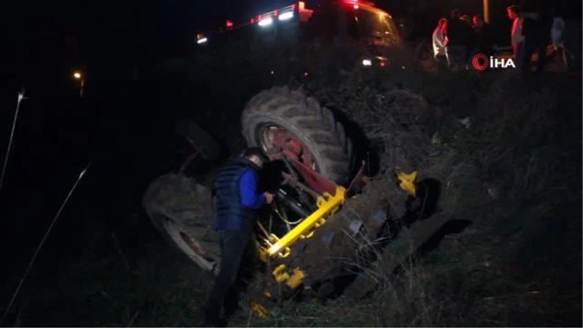 Çanakkale\'de traktör kazası: 1 yaralı