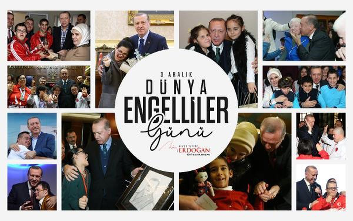 Cumhurbaşkanı Erdoğan\'dan Dünya Engelliler Günü paylaşımı
