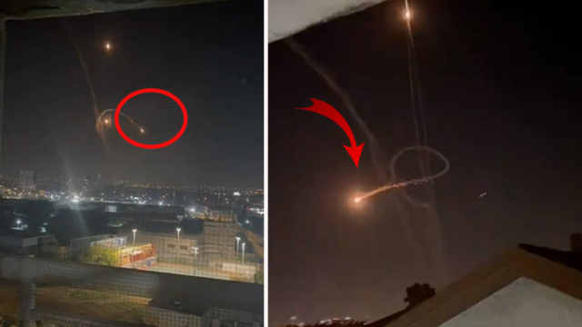 İsrail kendini vurdu! Demir Kubbe'nin ateşlediği füze Tel Aviv şehir merkezine düştü