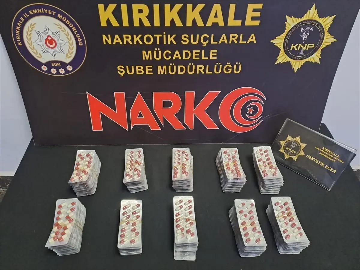 Kırıkkale\'de 1112 uyuşturucu hap ele geçirildi
