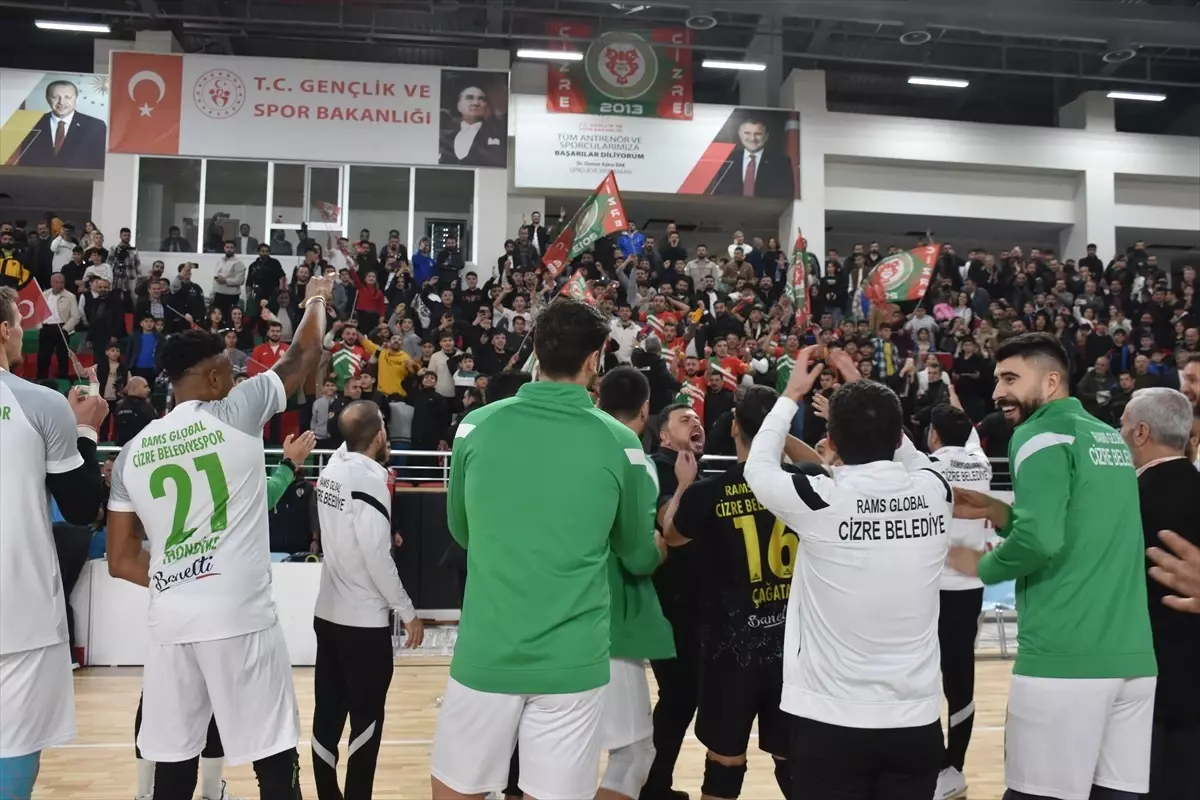 RAMS Global Cizre Belediyespor, Spor Toto\'yu 3-0 Yendi