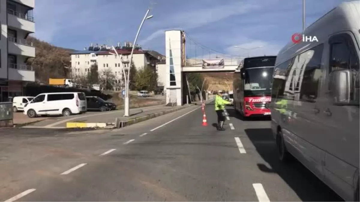 Tunceli\'de kış lastiği denetimleri