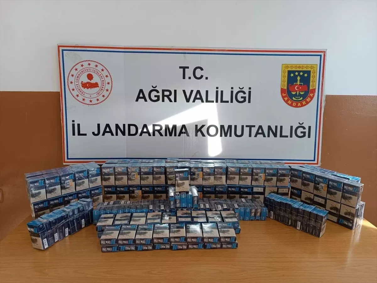 Ağrı\'da 655 Paket Kaçak Sigara Ele Geçirildi