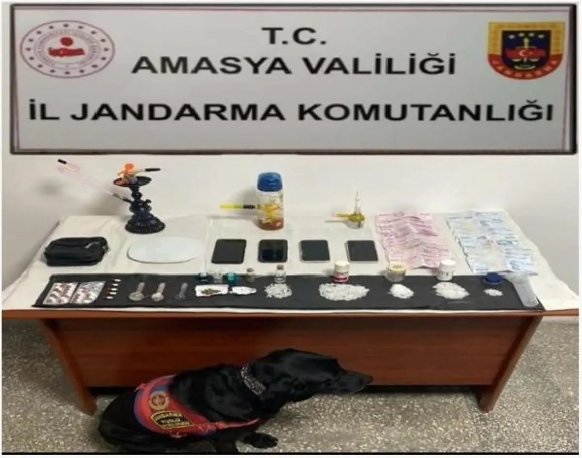 Amasya'da uyuşturucu operasyonu: 3 kişi tutuklandı